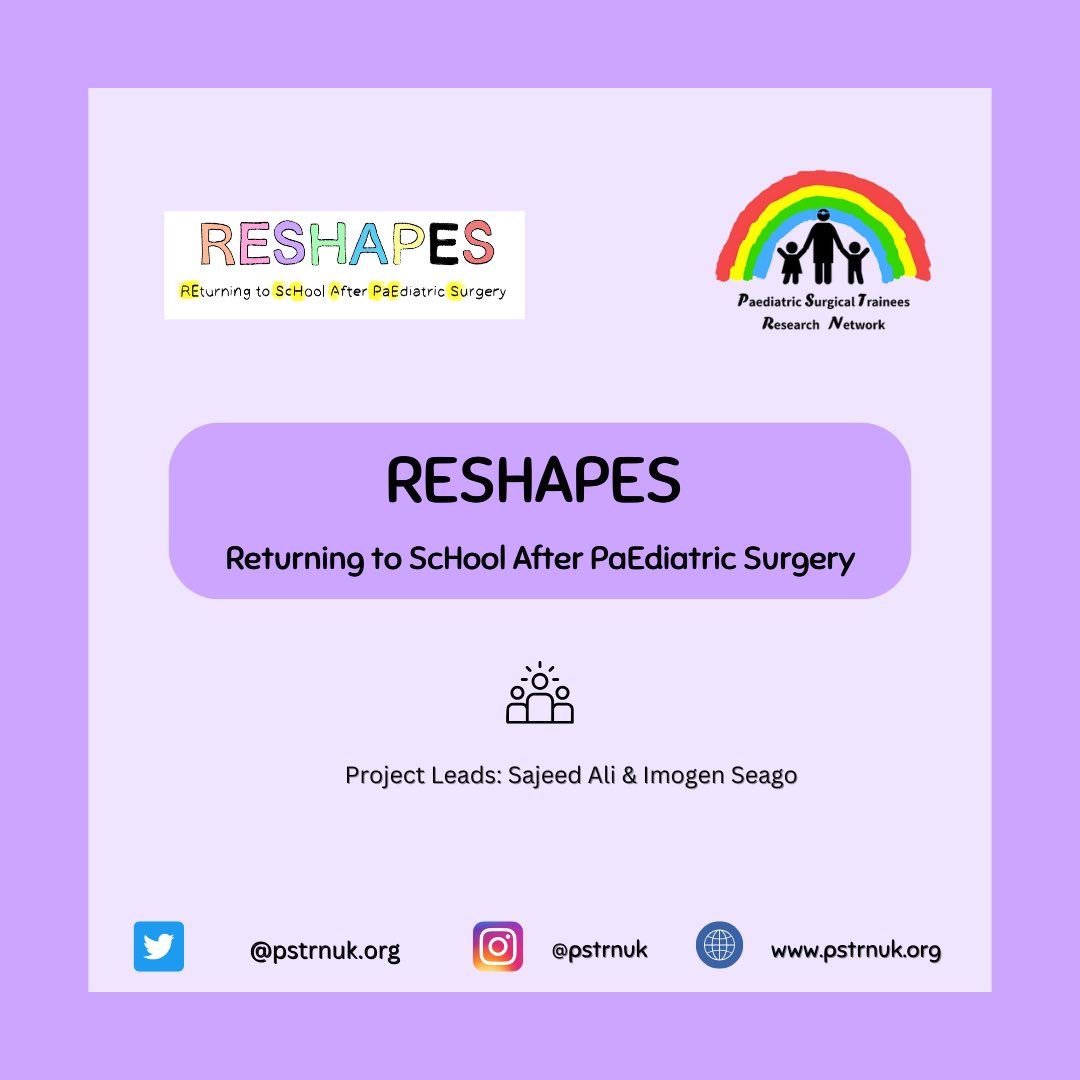 🚨New study!🚨Learn more about RESHAPES below ⬇️