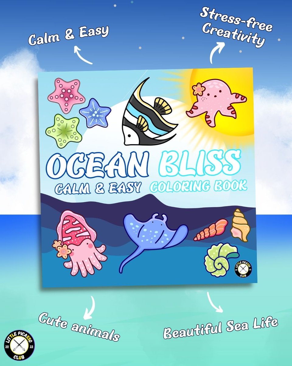 picassosco81998's tweet photo. #OceanBlissColoring #LittlePicassoClub
๐ NEW BOOK ALERT! ๐
OCEAN BLISS COLORING BOOK IS HERE! โจ
Relax and unwind with peaceful ocean vibes! ๐ ๐๐
๐ Available on Amazon!
Get it here ๐ https://t.co/N3z1030dLh
๐ Digital version in my bio! https://t.co/PwiJDRrXwr