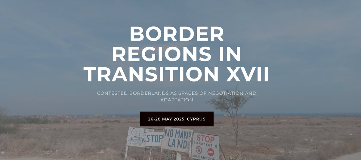 Can borderlands be both barriers and bridges?

Join <a href="/PRIOCyprus/">PRIOCyprusCentre</a>, <a href="/UCLanCyprus/">UCLan Cyprus</a> &amp; the Estonian Research Council in Cyprus, for a high-level international conference of border studies scholars.

📅 26–28 May
📍 UCLan Cyprus, Pyla
📝 Register by 13 April

🔗 brit.uclancyprus.ac.cy