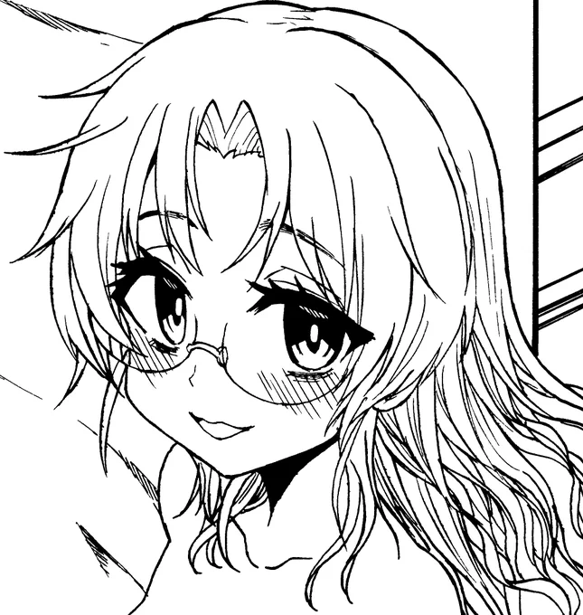 まぁ線画な感じで 