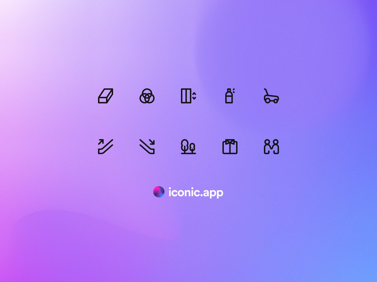 ⚡️ New icons just dropped!  

Download them at iconic.app today!