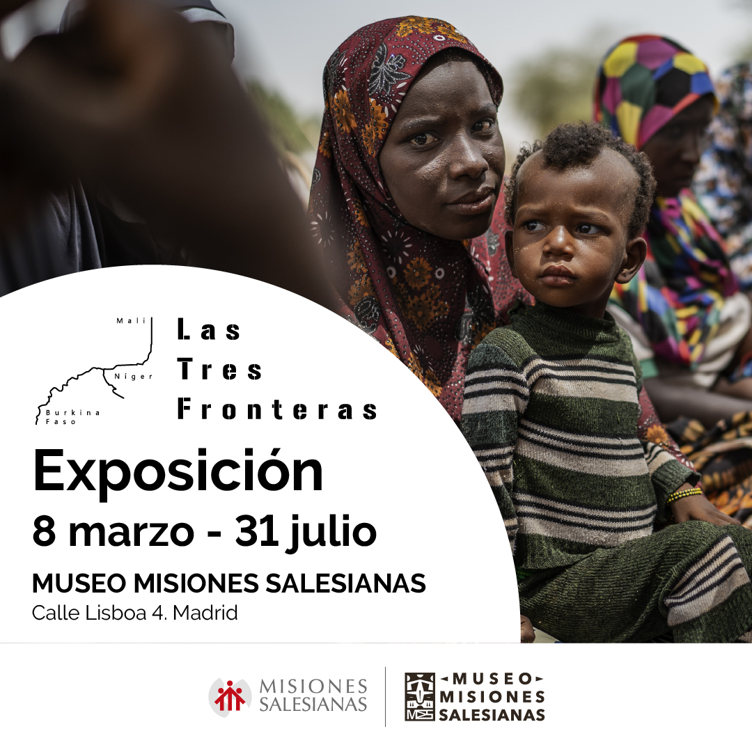 MSalesianas's tweet image. Visita la exposición audiovisual 📸 'Las Tres Fronteras', en el Museo Misiones Salesianas.
Conoce el conflicto en el #Sahel a través de la mirada de @juanluis_rod y @naranjo_p 🌍✨
📅 Hasta el 31/7 | 📍 C/ Ferraz 81, Madrid
M-S De 10 a 14 h / V-16-20 h
#Sahel #MuseoMS