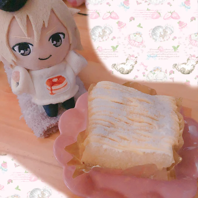 おやつ。チョコホイップたい焼きも食べる 