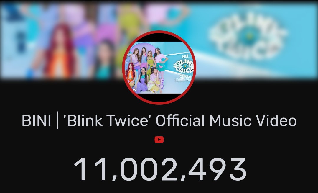 _sheensui's tweet photo. BINI BLINK TWICE has recently reached 11M views on YouTube! 🙌🏼☝🏼
BINI B1LLION SPOTIFY STREAMS
#BINI1BillionSpotifyStreams #BINI https://t.co/vnPBnSYOQF