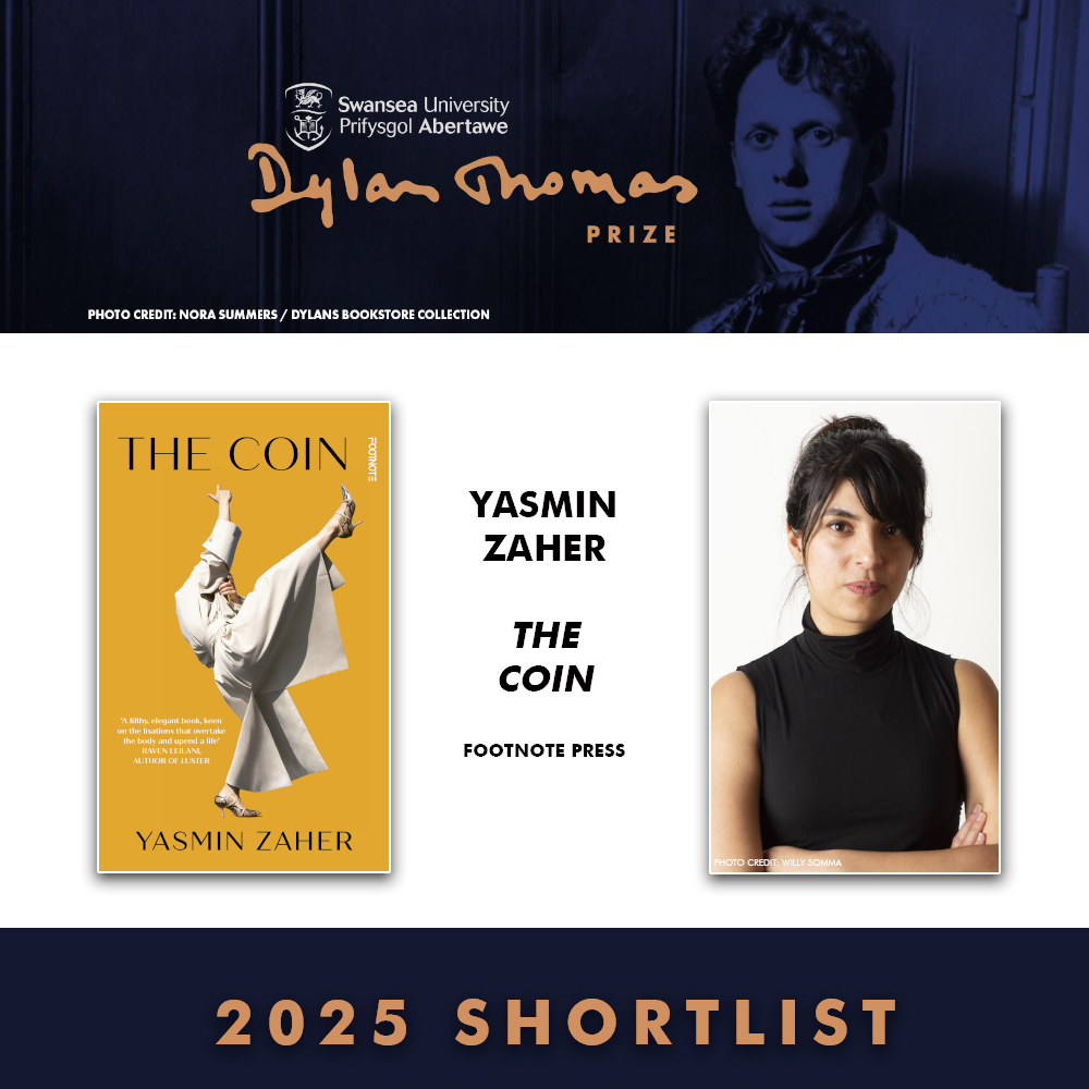 Footnote Press (@wearefootnote) on Twitter photo We're excited to share that The Coin by Yasmin Zaher has been shortlisted for the 2025 <a href="/dylanthomprize/">dylanthomprize</a>!
The Coin is a bold, provocative novel about a young Palestinian woman striving to gain control over her body and mind.
Congratulations Yasmin! 🎉#SUDTP25 We're excited to share that The Coin by Yasmin Zaher has been shortlisted for the 2025 <a href="/dylanthomprize/">dylanthomprize</a>!
The Coin is a bold, provocative novel about a young Palestinian woman striving to gain control over her body and mind.
Congratulations Yasmin! 🎉#SUDTP25