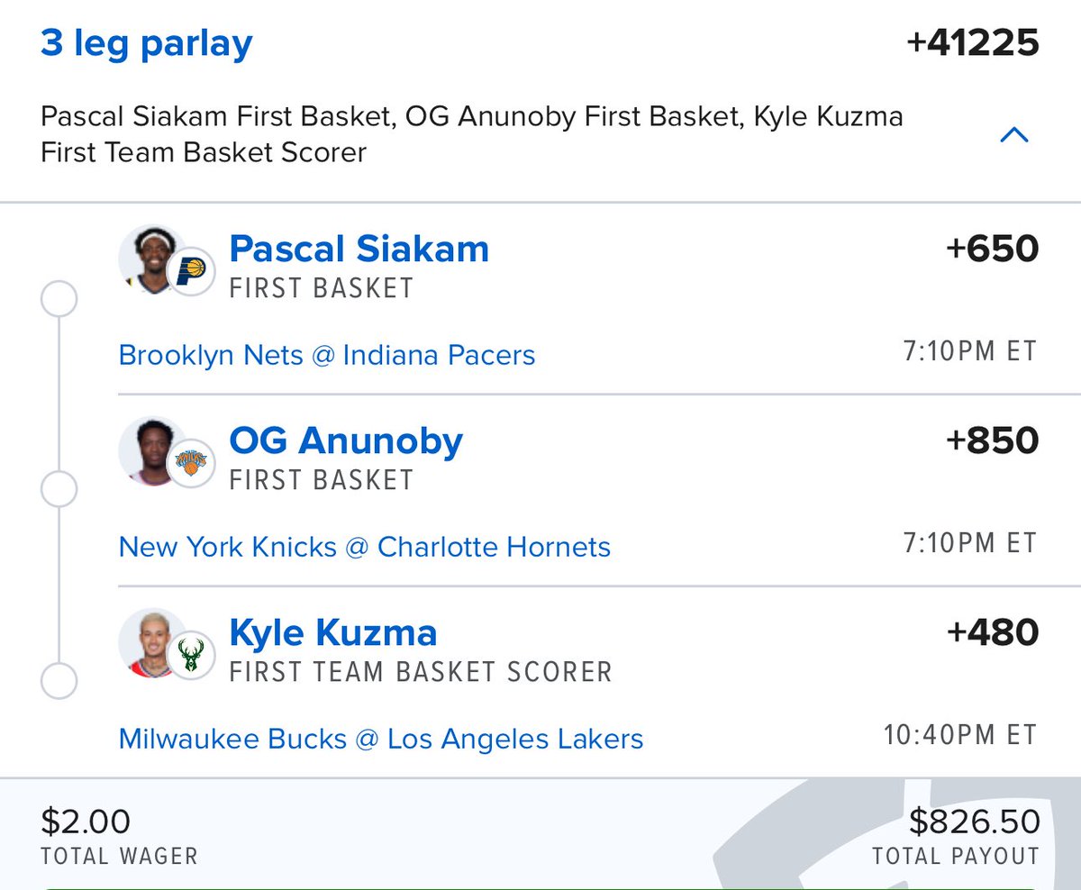 tyluvslays's tweet photo. ALL WE NEED IS THREE BUCKETS TO CASH US OUT ✅

COMMENT ⭐️ IF YOU’RE TAILING 

#gamblingX #fanduel #NBA #PrizePicksNBA https://t.co/46FA385mQ8