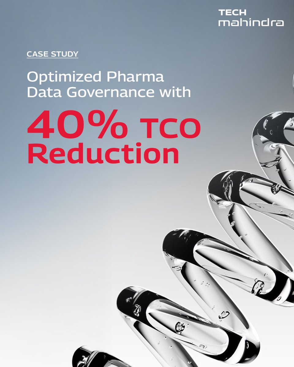 tech_mahindra's tweet image. Explore how @Tech_Mahindra&apos;s #DataMesh on Azure transformed data management for a global #pharmaceutical organization.

Facing challenges with fragmented data across 150+ countries, lack of clear data domains, and an absence of a unified tech stack, Tech Mahindra modernized…