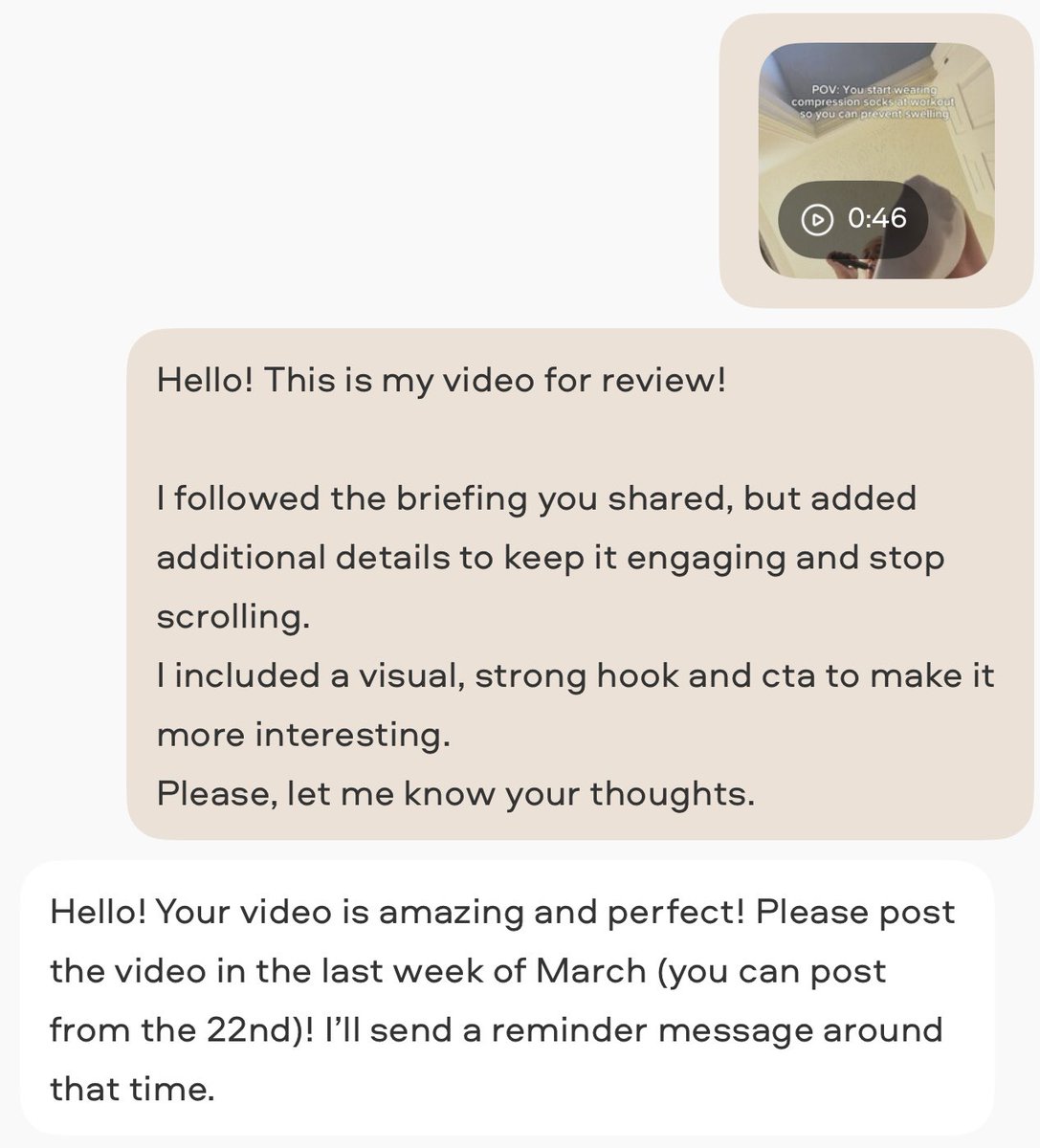 thaisaugc's tweet image. It seems repetitive, but all UGCs will understand me! These kind of messages make our day, right? 🤗🥹

Brands, let’s make an amazing and perfect video for you too! 

📧business.ugcthaisa@gmail.com

#ugc #ugccreators #ugcreview #ugccommunity #contentcreator