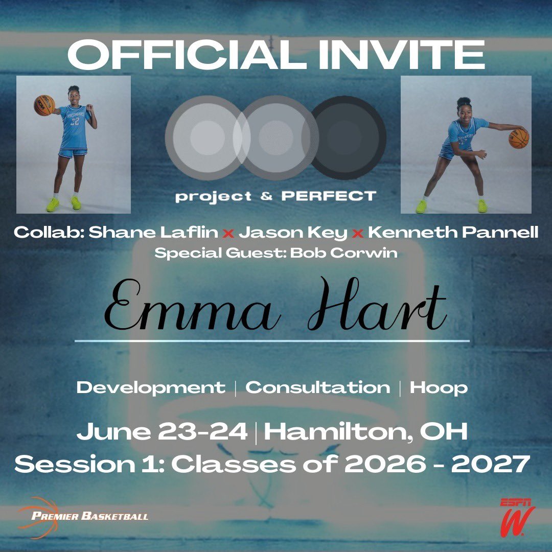 Emma Hart (@ehart_23) on Twitter photo Thank you for the invite! Canβt wait to learn and compete! See you in June!
<a href="/ShaneLaflin/">Shane Laflin</a> <a href="/bballjkey/">Jason Key</a> <a href="/KPannell71/">βKPβ</a> <a href="/LadyJetsElite/">Lady Jets Elite</a> <a href="/justiceoliver/">Frank Oliver, Jr.</a> <a href="/IMGABasketball/">IMG Academy Basketball</a> Thank you for the invite! Canβt wait to learn and compete! See you in June!
<a href="/ShaneLaflin/">Shane Laflin</a> <a href="/bballjkey/">Jason Key</a> <a href="/KPannell71/">βKPβ</a> <a href="/LadyJetsElite/">Lady Jets Elite</a> <a href="/justiceoliver/">Frank Oliver, Jr.</a> <a href="/IMGABasketball/">IMG Academy Basketball</a>