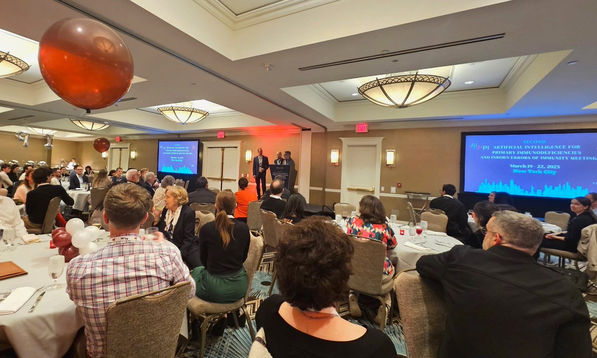 IPOPI (@ipopi_info) on Twitter photo 🚀 The AIPI Meeting is kicking off!
From March 19 to 22, experts are gathering to discuss the latest advancements in Artificial Intelligence for Primary Immunodeficiencies (PIDs) and Inborn Errors of Immunity (IEI).
🔹 IPOPI’s Director, <a href="/JohanPrevot/">Johan Prevot</a>, is attending, joining key 🚀 The AIPI Meeting is kicking off!
From March 19 to 22, experts are gathering to discuss the latest advancements in Artificial Intelligence for Primary Immunodeficiencies (PIDs) and Inborn Errors of Immunity (IEI).
🔹 IPOPI’s Director, <a href="/JohanPrevot/">Johan Prevot</a>, is attending, joining key