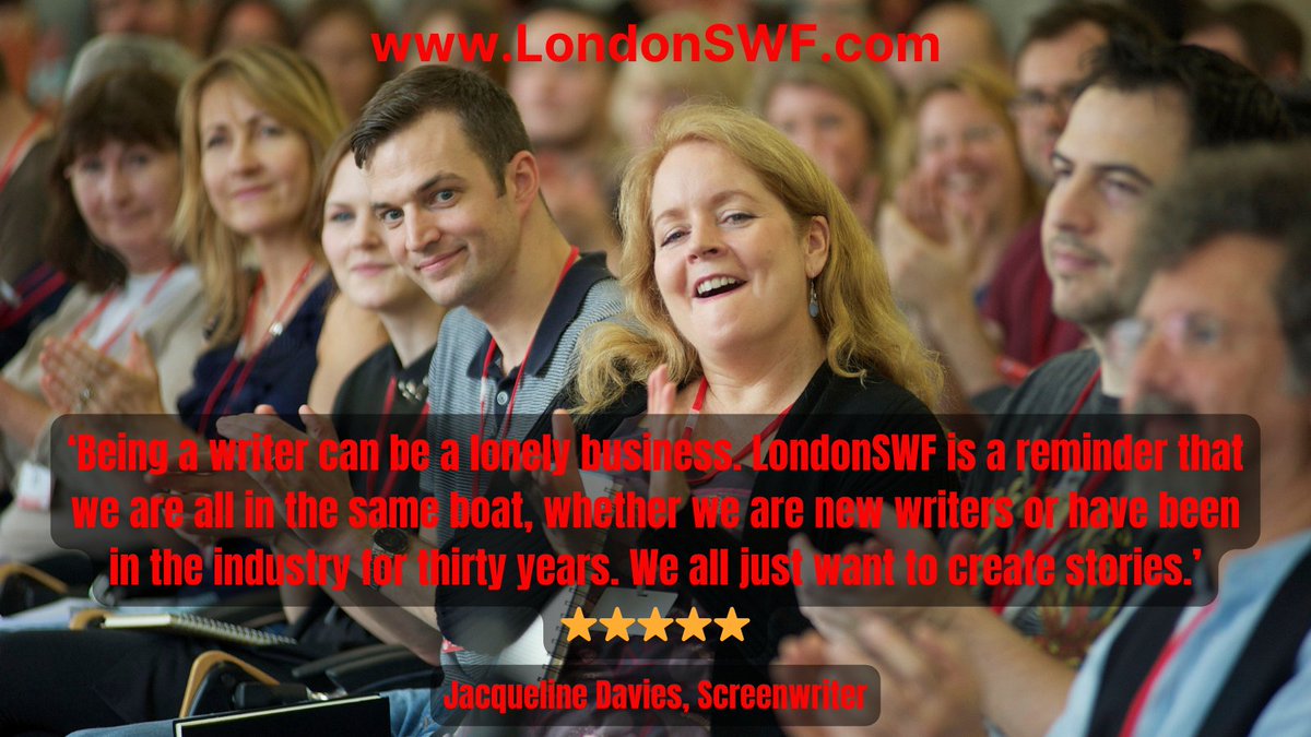 Writers travel from all over the world to attend the London Screenwriters' Festival.  

Will we see you there? Get your ticket here: LondonSWF.com