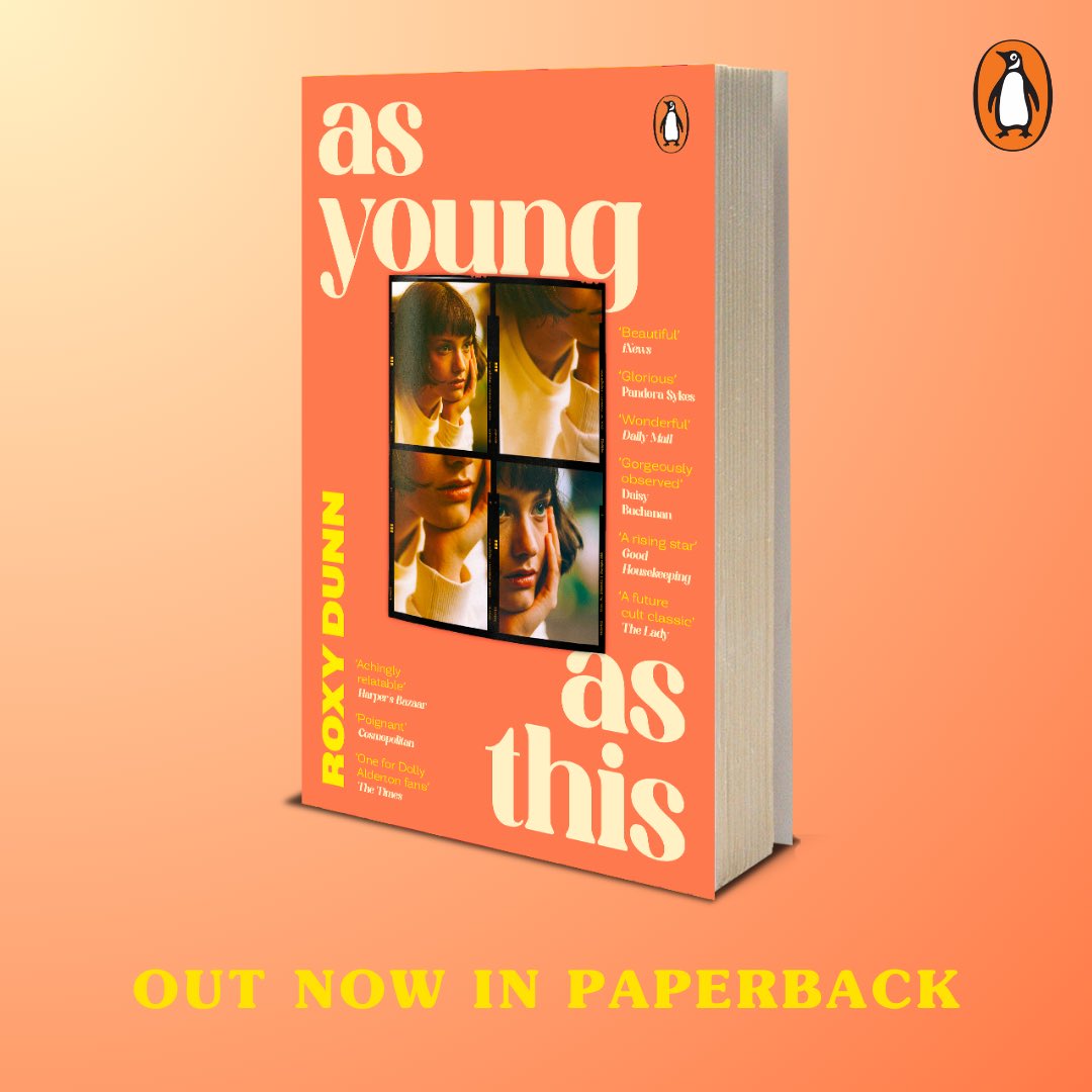 Happy paperback publication day to me! I’ve been so grateful for all the love and support the hardback’s received these past 12 months and now looking forward to As Young as This reaching even more readers in - let’s face it - less cumbersome form!