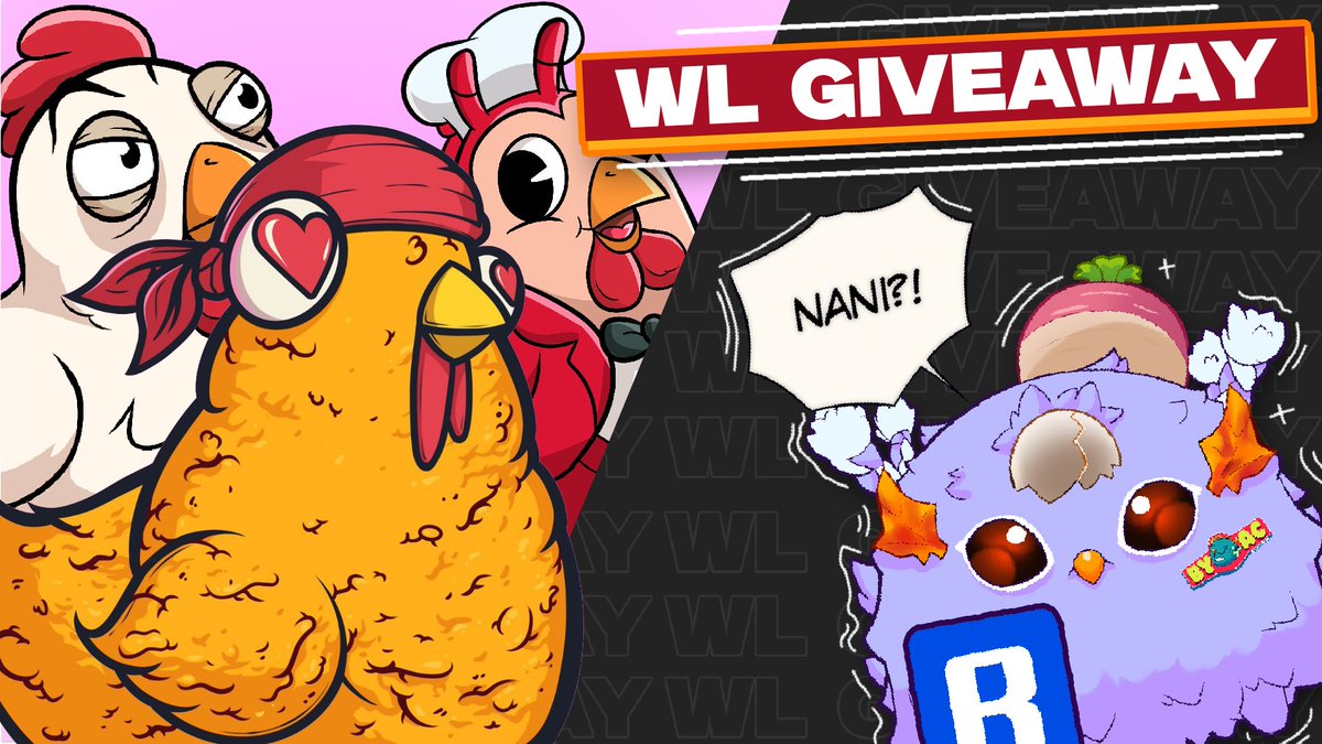 BYAC.RON (@bigyakaxieclub) on Twitter photo In collaboration with <a href="/BoxingCocks/">Boxing Cocks</a>, we’re giving away 5 OG roles! 🐔🤍
🔹 1 OG role = 2 WL spots
How to Enter:
🤍 Follow <a href="/BoxingCocks/">Boxing Cocks</a>, <a href="/BigYakAxieClub/">BYAC.RON</a>, <a href="/xdashred/">Dashred</a> & <a href="/zhara0x/">Zhara</a>
🤍RT and Like this post
🤍Tag 3 friends
🤍Comment "Good Yak to us!" + your Ronin Wallet address (No RNS) In collaboration with <a href="/BoxingCocks/">Boxing Cocks</a>, we’re giving away 5 OG roles! 🐔🤍
🔹 1 OG role = 2 WL spots
How to Enter:
🤍 Follow <a href="/BoxingCocks/">Boxing Cocks</a>, <a href="/BigYakAxieClub/">BYAC.RON</a>, <a href="/xdashred/">Dashred</a> & <a href="/zhara0x/">Zhara</a>
🤍RT and Like this post
🤍Tag 3 friends
🤍Comment "Good Yak to us!" + your Ronin Wallet address (No RNS)