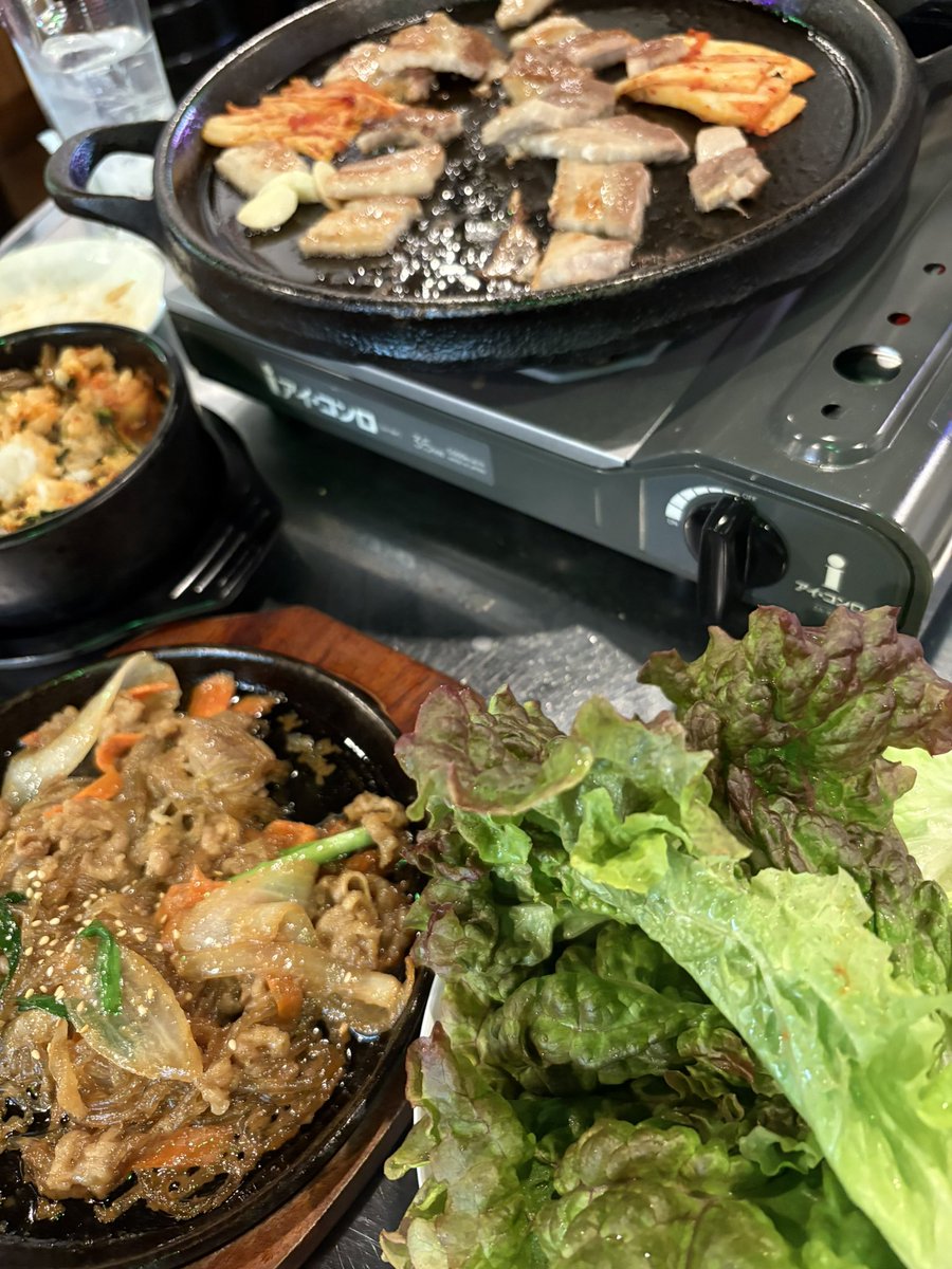 mii000288's tweet image. 韓国料理〜😆😆
キムチ好きなんですよね〜！
キムチと焼酎合わせるのが好きww