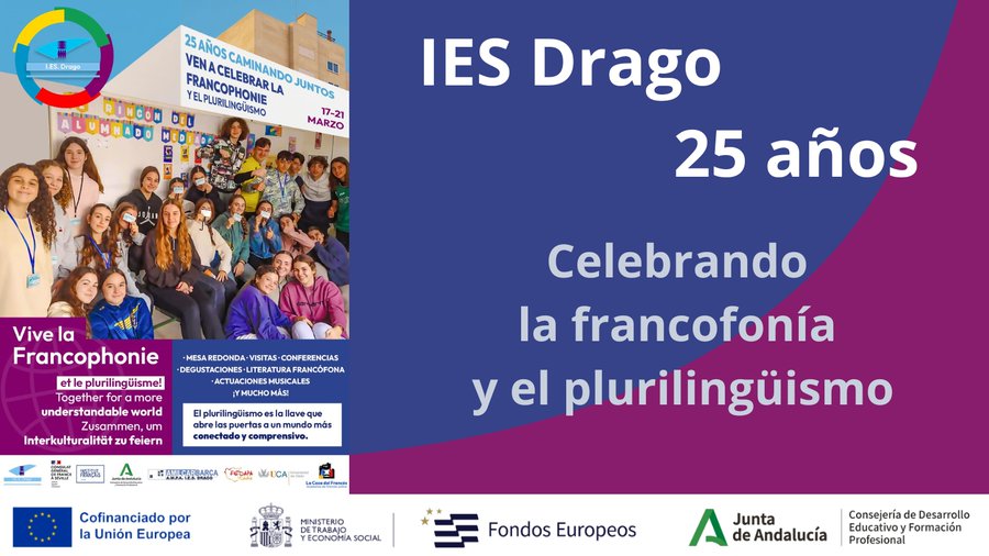25 AÑOS DE BILINGÜISMO DE FRANCÉS EN EL IES DRAGO DE CÁDIZ. Esta semana coincidiendo con la celebración de la Francofonía, se realizan diversos que comenzaron el lunes con una Mesa Redonda a la que acudieron autoridades españolas y francesas. blogsaverroes.juntadeandalucia.es/plurilinguismo…