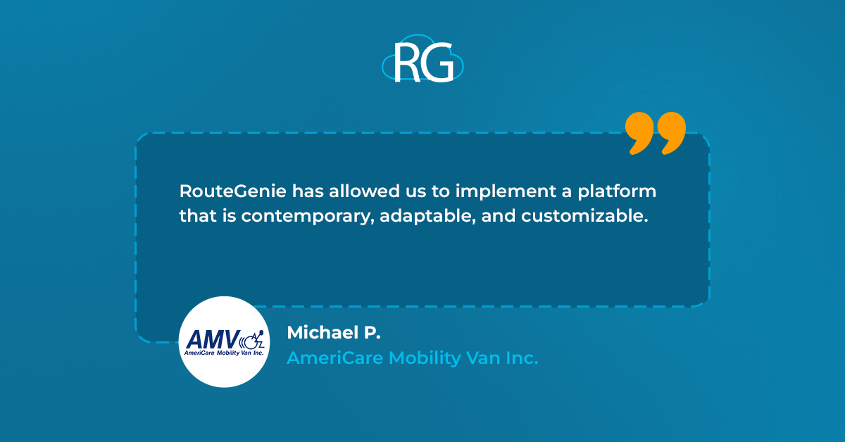 TheRouteGenie's tweet photo. Take a look at a review shared by a valuable RouteGenie customer! 
Thanks, Michael 👍 https://t.co/f4dzRNJsbn