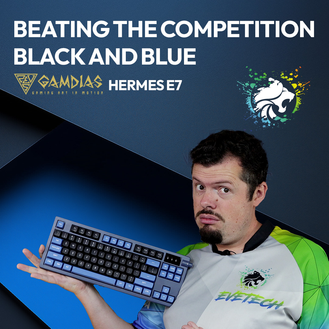 Evetech's tweet photo. ⌨️Gamdias is back with the all-new Hermes E7 keyboard! Featuring Jerzzi switches, double-shot PBT caps, a multi-gasket design and a fully modular 75% layout.

Join the Wooks and he gives you the Full breakdown : https://t.co/9qPzVXgUX1

#evetech #Gamdias #HermesE7 #fullymodular https://t.co/uC9XOVJqAp