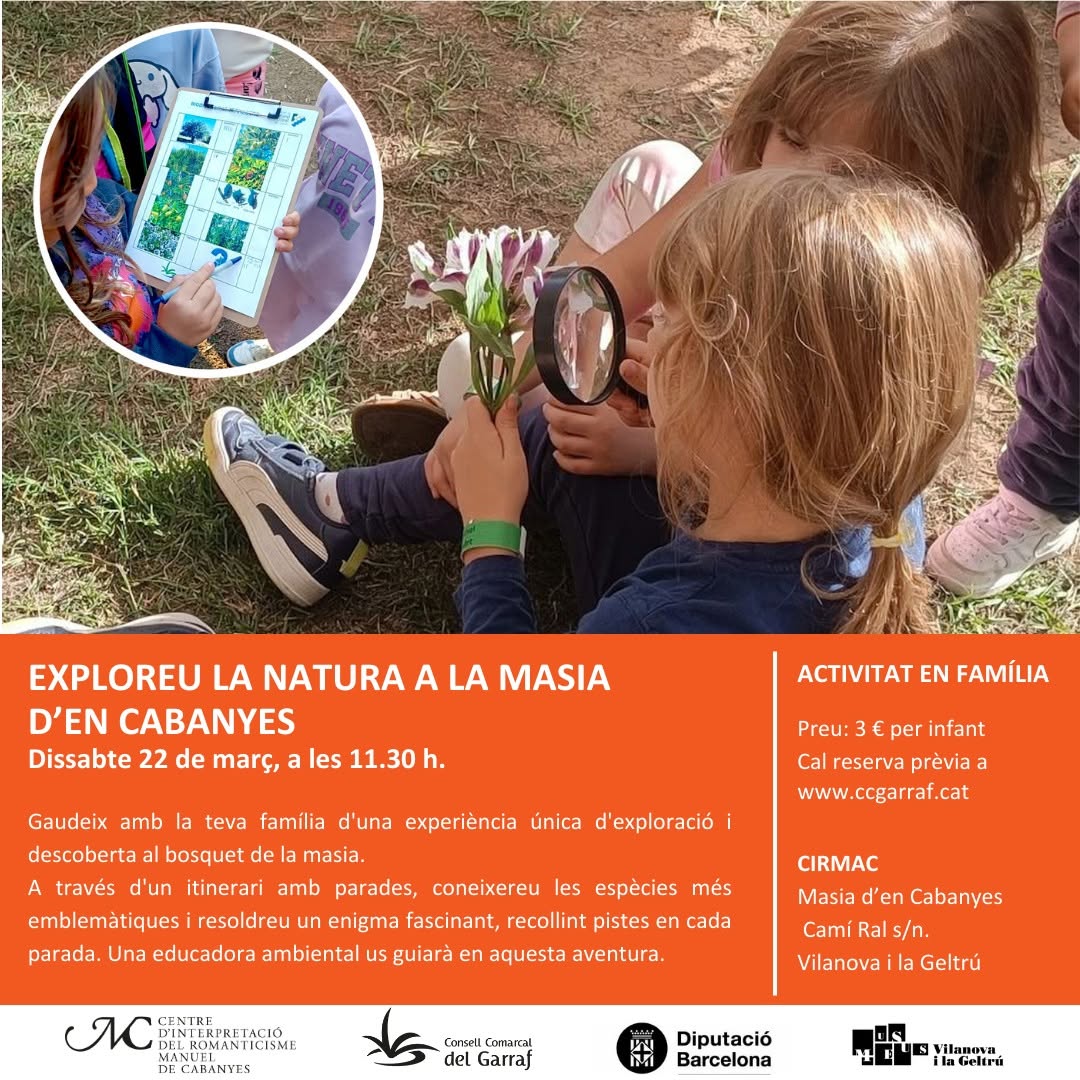 VilanovaTurisme (@vilanovaturisme) on Twitter photo 🏛️ Sabeu que la Masia d’en Cabanyes de #VilanovailaGeltru ens espera aquesta 🌷primavera amb un munt de propostes lúdiques i culturals?
Veniu a gaudir-les❗️
🗓️ccgarraf.cat
#VilanovaTurisme #masiadencabanyes <a href="/ajuntamentvng/">Vilanova i la Geltrú</a> <a href="/patcdiba/">Oficina de Patrimoni Cultural-Diputació Barcelona</a> <a href="/catexperience/">Catalunya Experience</a> <a href="/CCGarraf/">Consell Comarcal del Garraf</a> 🏛️ Sabeu que la Masia d’en Cabanyes de #VilanovailaGeltru ens espera aquesta 🌷primavera amb un munt de propostes lúdiques i culturals?
Veniu a gaudir-les❗️
🗓️ccgarraf.cat
#VilanovaTurisme #masiadencabanyes <a href="/ajuntamentvng/">Vilanova i la Geltrú</a> <a href="/patcdiba/">Oficina de Patrimoni Cultural-Diputació Barcelona</a> <a href="/catexperience/">Catalunya Experience</a> <a href="/CCGarraf/">Consell Comarcal del Garraf</a>