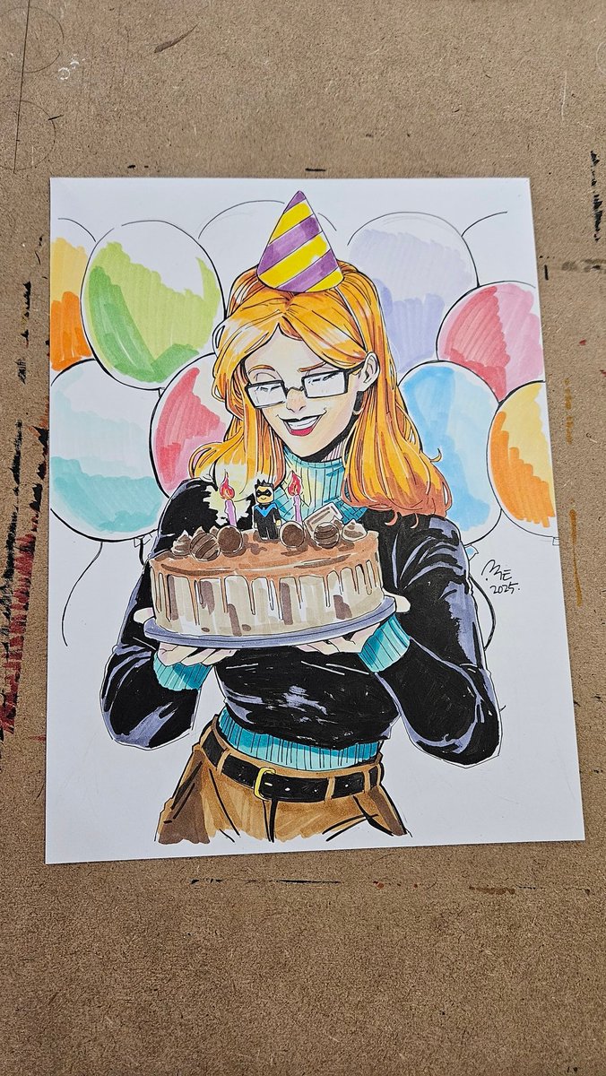 kangtolee1201's tweet image. 2025/03/20 Drink & Draw
NIGHTWING's Birthday
#Nightwing #Batgirl