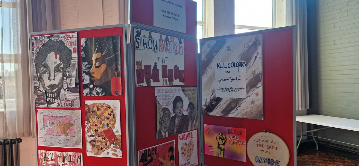 SRTRC_England's tweet photo. Today is judging day for our School Competition 2025. 
Thanks to all those who gave up their day to support us.
#ShoRacismtheRedCard https://t.co/3cBReL64Sa