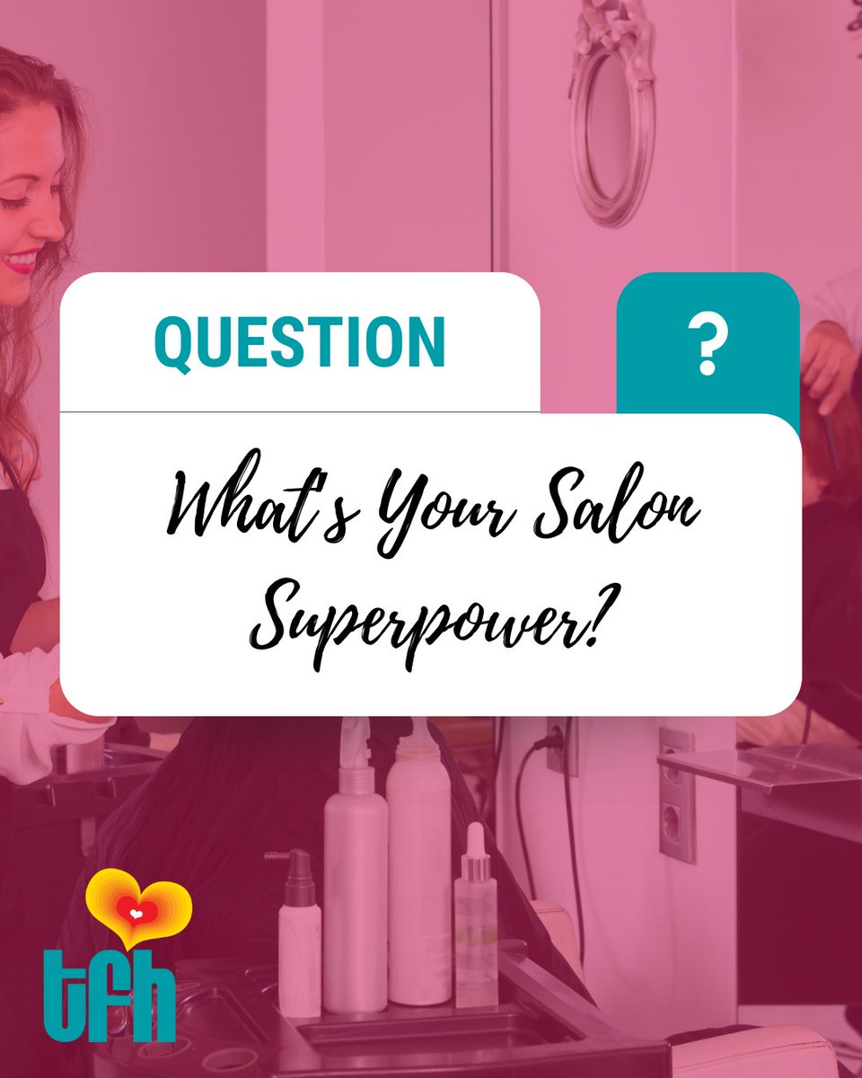 FHAcademy's tweet photo. Every salon has a superpower! 💥 

What sets your business apart? Is it incredible service, unmatched creativity, or next-level efficiency? 

Let’s hear it! Drop your salon’s superpower below! ⬇️ https://t.co/Q1icu3U9gv