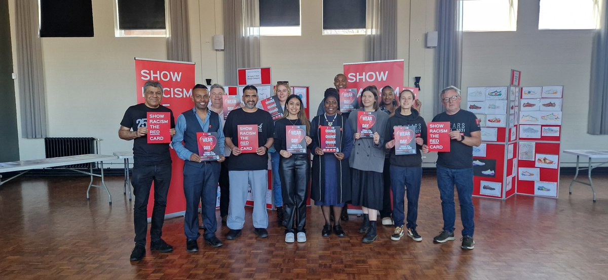 SRTRC_England's tweet photo. Today is judging day for our School Competition 2025. 
Thanks to all those who gave up their day to support us.
#ShoRacismtheRedCard https://t.co/3cBReL64Sa