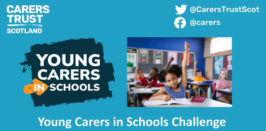 Claire_SAC's tweet photo. Delighted to present & host a workshop at today's webinar on our work in South Ayrshire with #YoungCarersChampion from @StPatricksTroon , Lynsey May 💜
Great to hear of initiatives from across Scotland to identify & support #YoungCarers 😁
#SAYoungCarers #LearningExchange https://t.co/LzFJMaxr1L