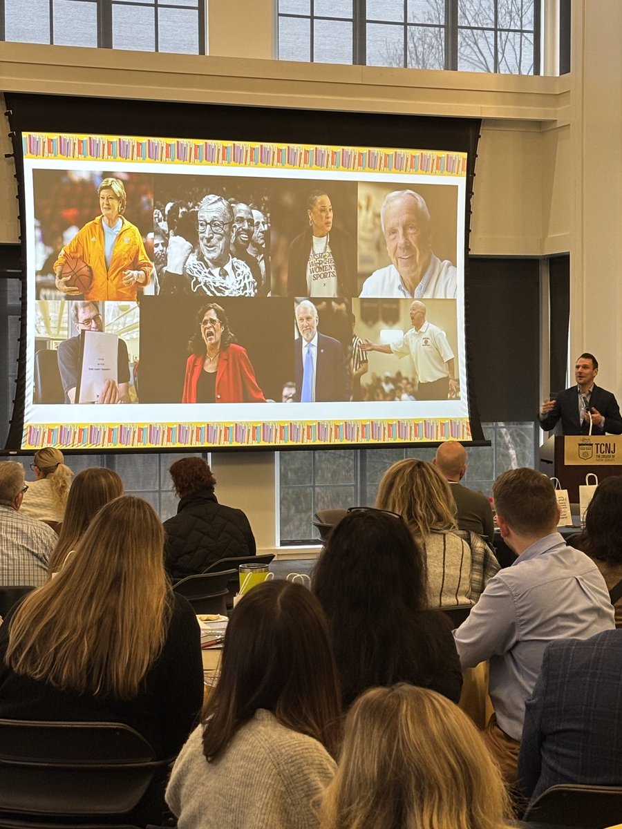 “Keep the main thing the main thing.” 🌟 “Team above self.” 🏀 Jarred’s HS basketball coach’s words of wisdom that speak to us as educators. #njcte25