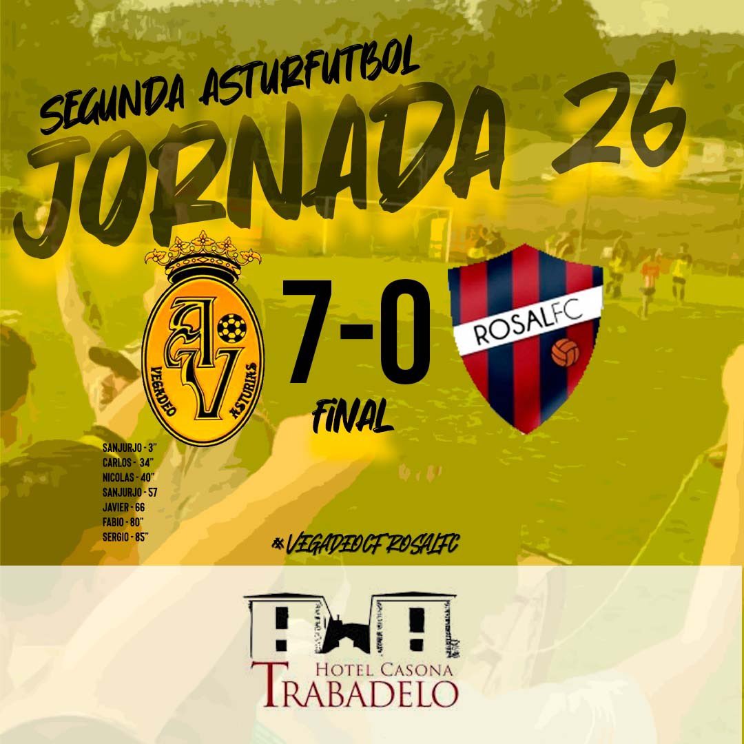 🟡 VICTORIA DE NUESTRO REGIONAL 🟡
.
Con esta victoria nuestro regional se queda séptimo con 40 puntos.
Aquí os dejo un resumen de lo que fue la jornada:
youtu.be/MOsA-fHnbH0?si…

#VamosVegadeo💛