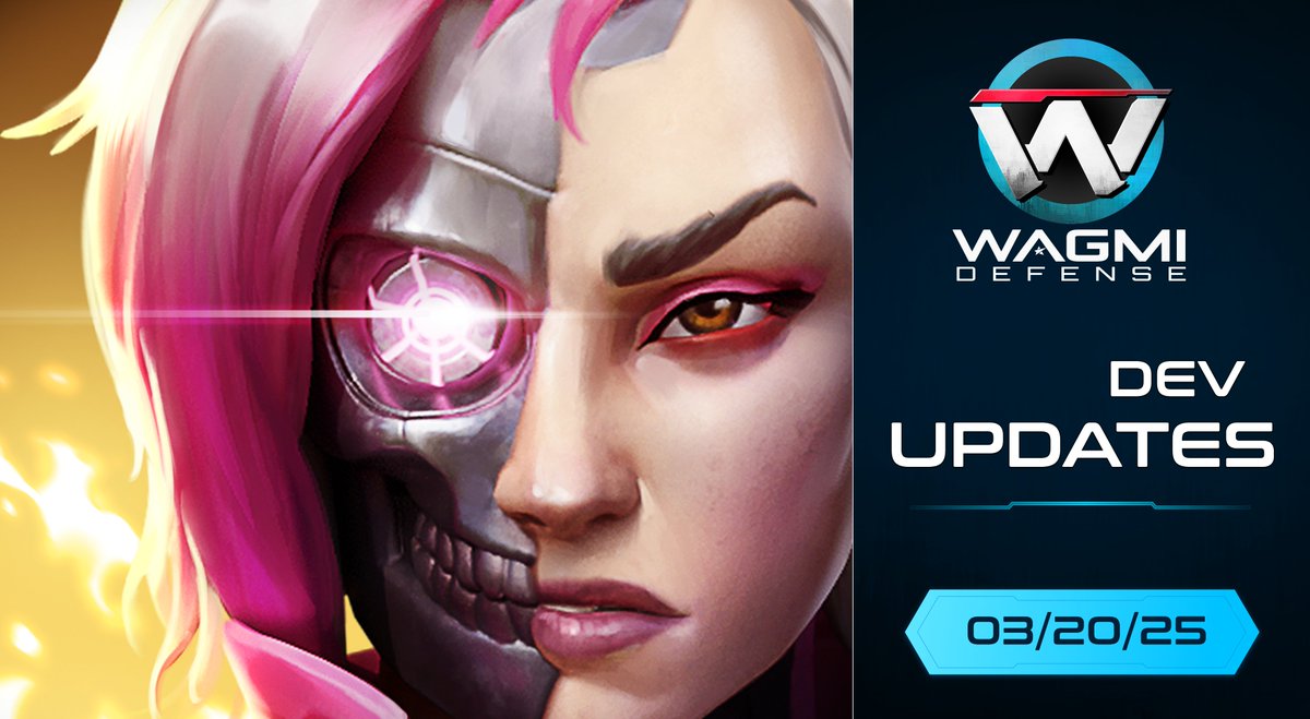 NiFeWARS's tweet photo. WAGMI Defense v. 1087 (5.0.7) is LIVE! 🚀

The latest update is now available on Google Play & the App Store - make sure to update before playing!

Fixes & Improvements:

🛠️ Damage latency fix in Tutorial battles (fix coming soon in PvP battles)
🛠️ No more crashes for accounts with large card collections
🛠️ Sleek new card filter system
🛠️ Optimized VFX & animations
🛠️ Sharper visuals in Nemosh Arena

New Features:

📦 Tap-to-reveal chest opening
❤️ New healthbars for units & turrets
🔵🔴 Standardized colors: Blue = You, Red = Enemy
🛡 Alien turrets are now in-game

More updates coming soon - jump in and play!

📥 Download the game: https://t.co/WTEaoHJNWP