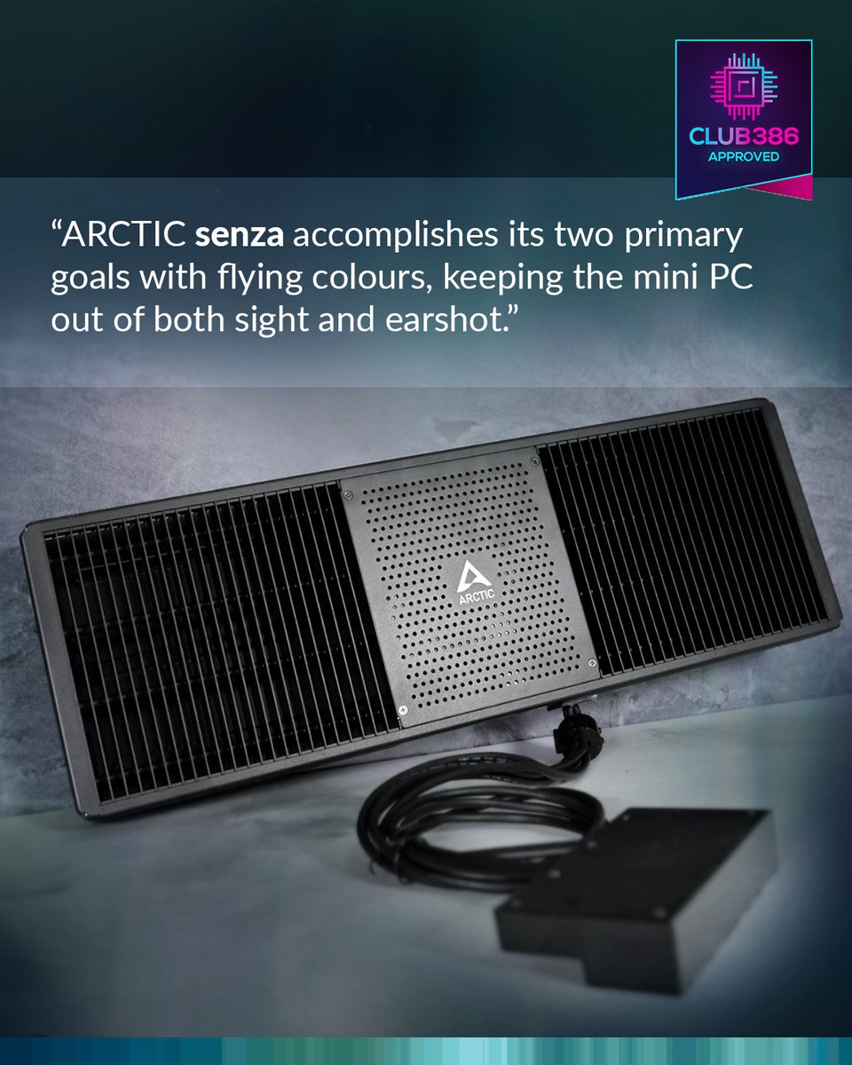 ARCTIChannel's tweet photo. ๐ @theclub386 tested the ARCTIC Senza and confirms it delivers on its promisesโkeeping your mini PC both quiet and out of sight.
Read the full review: https://t.co/v0nWIiHmKB
#ARCTIC #ARCTICool #cooledbyARCTIC #coolerthanever #thecoolerway #hardware #tech #senza #UnderDeskPC https://t.co/KGpirdYOsX
