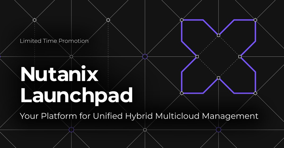 ServerlinkUK's tweet image. The Nutanix Launchpad promotion provides organizations that are not currently Nutanix customers with a quick and easy way to get started with the Nutanix Cloud Platform (NCP) solution! Get all the details here: oal.lu/MpkBF