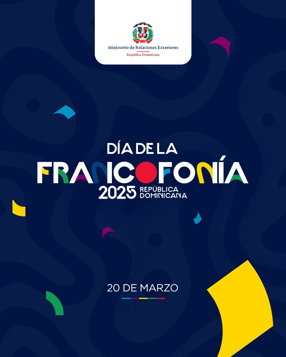 ¡Hoy nos unimos a la Organización Internacional de la Francofonía (OIF), para celebrar el Día Internacional de la Francofonía!

República Dominicana 🇩🇴 forma parte de los países observadores de la OIF desde el 2010, siendo el primer país hispanoparlante en pertenecer a esta