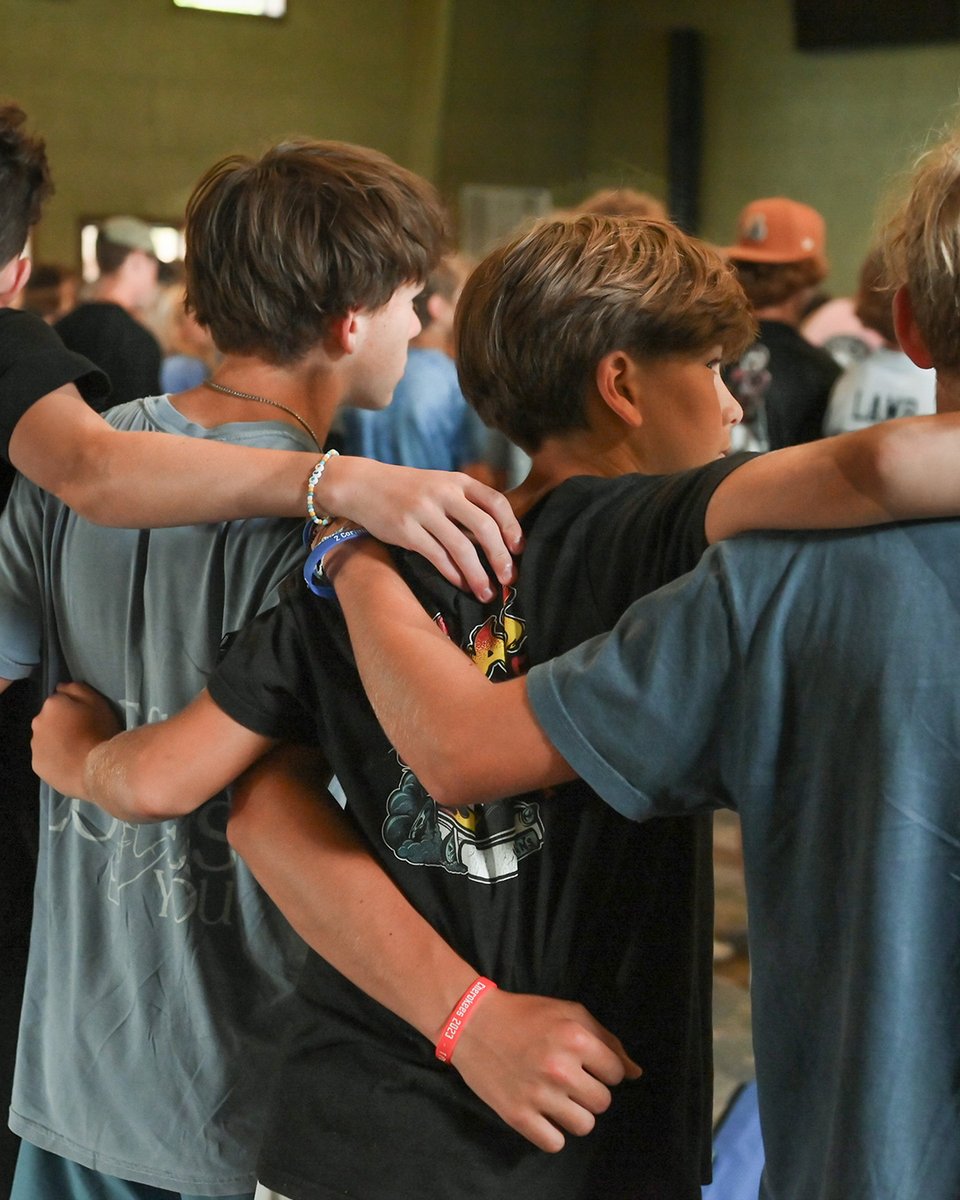 Kanakuk's tweet image. For where two or three have gathered together in My name, I am there in their midst.” - Matthew 18:20