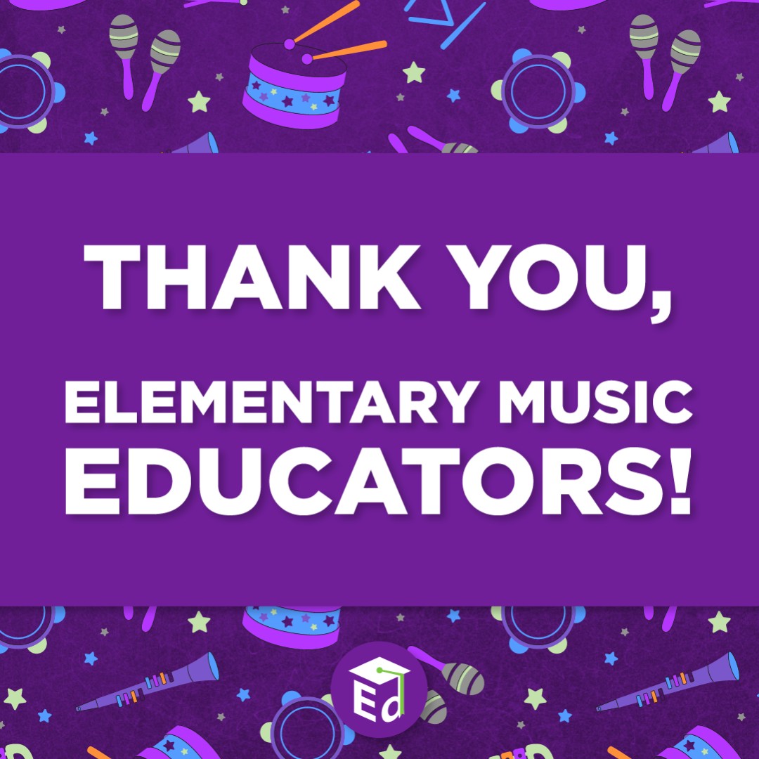 By introducing their students to music and musicianship, elementary school music teachers lay the foundation for their music students' future success. Thank you, elementary music educators! 

#ThankYouThursday #MusicInOurSchoolsMonth #MIOSM #TeachMusicWeek