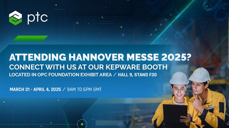 🚀 See Kepware at Hannover Messe 2025! 🚀 
Join us to experience the latest innovations in Kepware. 🔹Live Demos 
🔹Expert Insights 
📍 OPC Foundation Booth, Hall 9, Booth F30 
💡 Don’t miss out! #HM2025