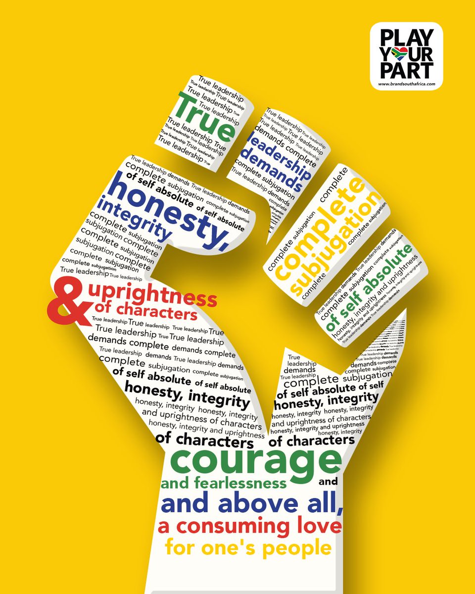 South africa has been graced with heroes who have played a huge part within the communities. The question is do you know your heroes. Guess the quote from the next slides and see if you really know your heroes. #PlayYourPart #SAheroes #TriviaChallenge #HumanRightsDay