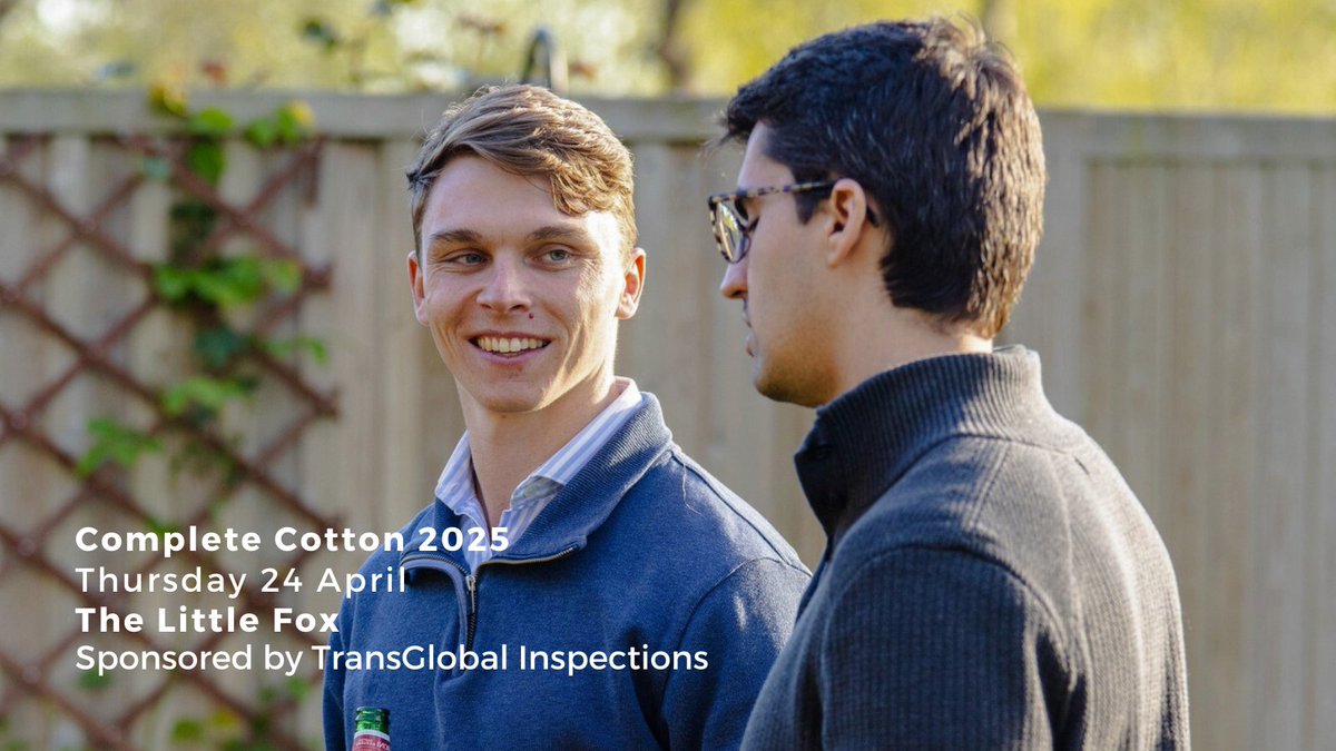 Welcome and thanks to TransGlobal Inspections who are sponsors of ICA Complete Cotton 2025. Find out more and register here: loom.ly/UEKtNZQ #CompleteCotton25