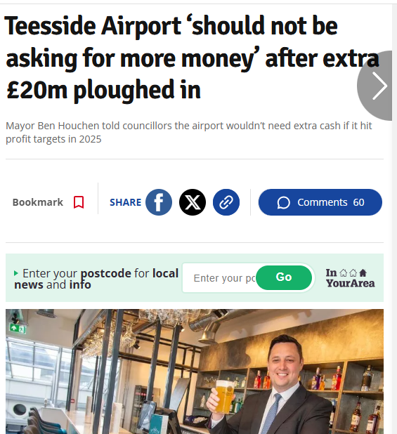 Parody Ben Houchen tweet media