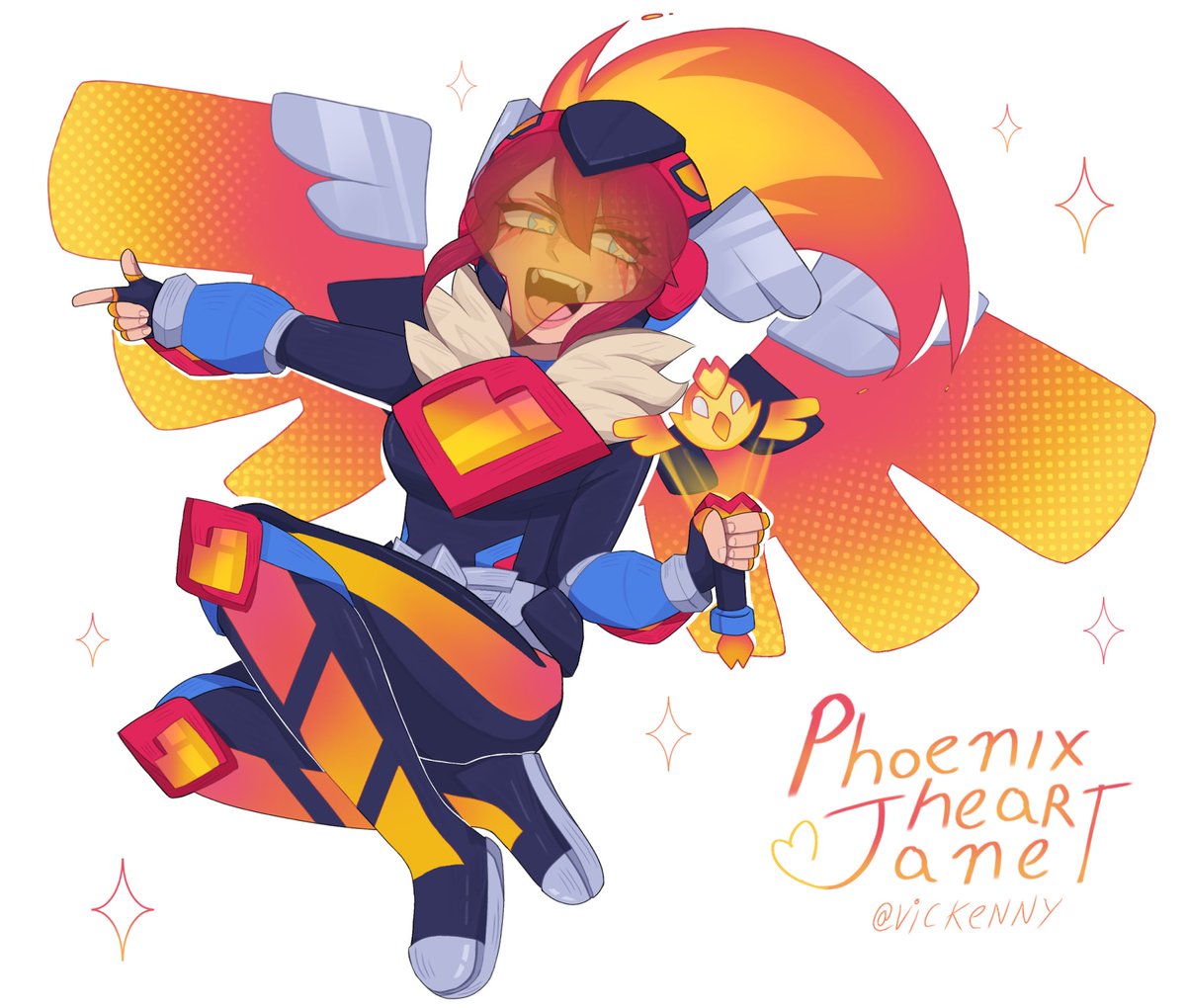 Phoenix Heart Janet 🔥❤️ #BrawlStars #BrawlStarsJanet