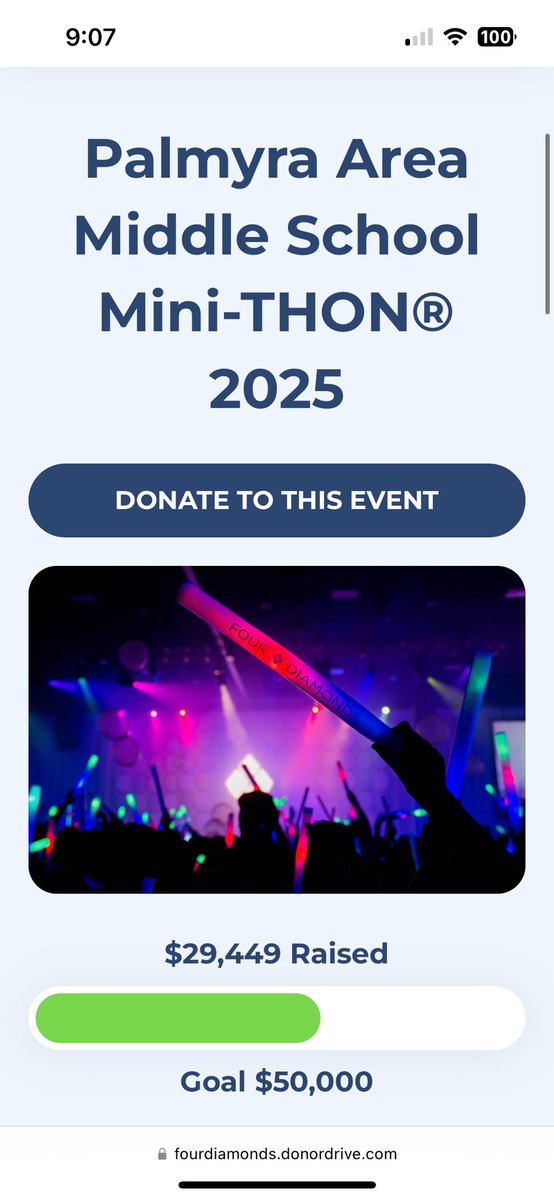 PAMSCougarThon's tweet photo. We’re getting closer!!!! https://t.co/xClKOEkHbS