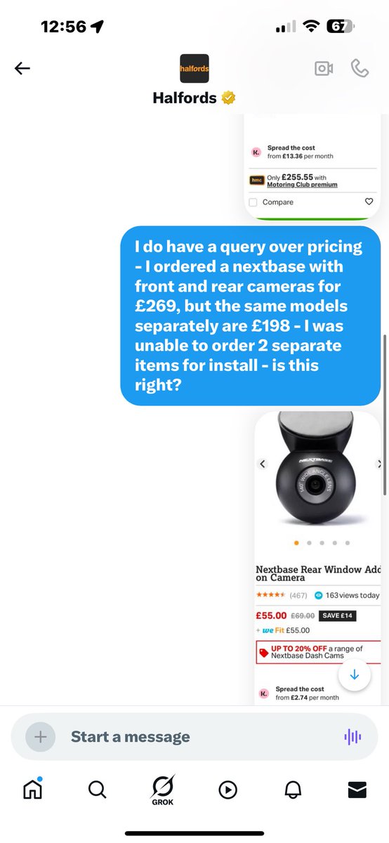 iconfessimageek's tweet photo. @Halfords_uk Hi there - no response to my question on DM so trying here https://t.co/w6TJOJStVK