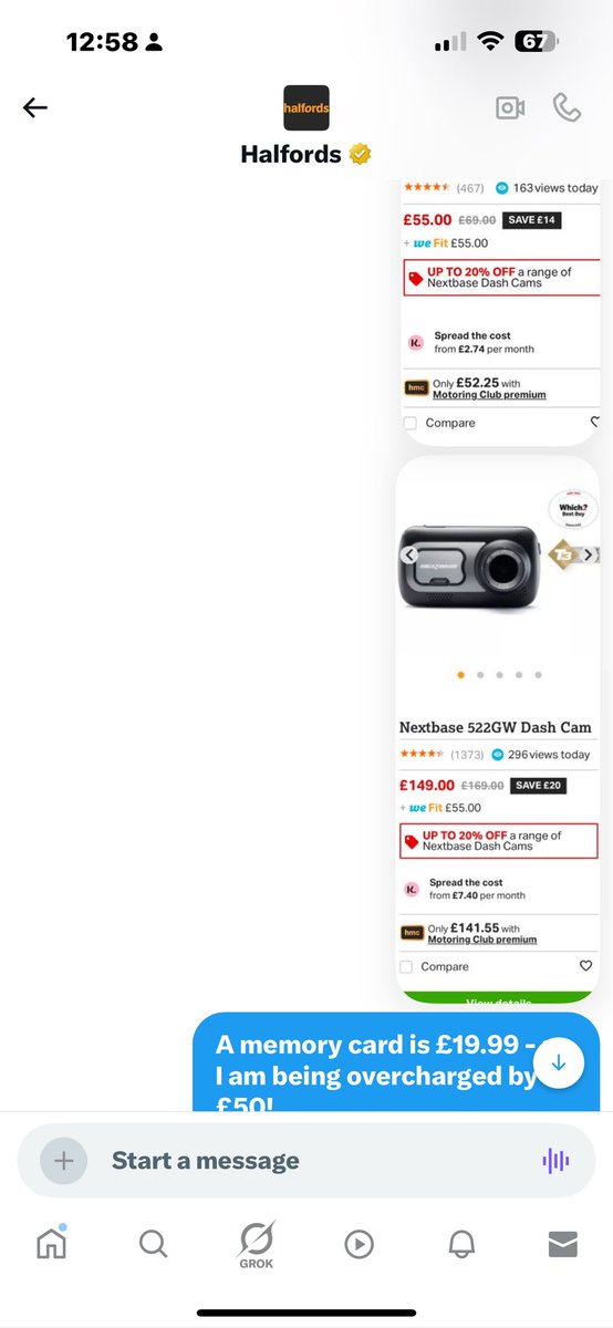 iconfessimageek's tweet photo. @Halfords_uk Hi there - no response to my question on DM so trying here https://t.co/w6TJOJStVK