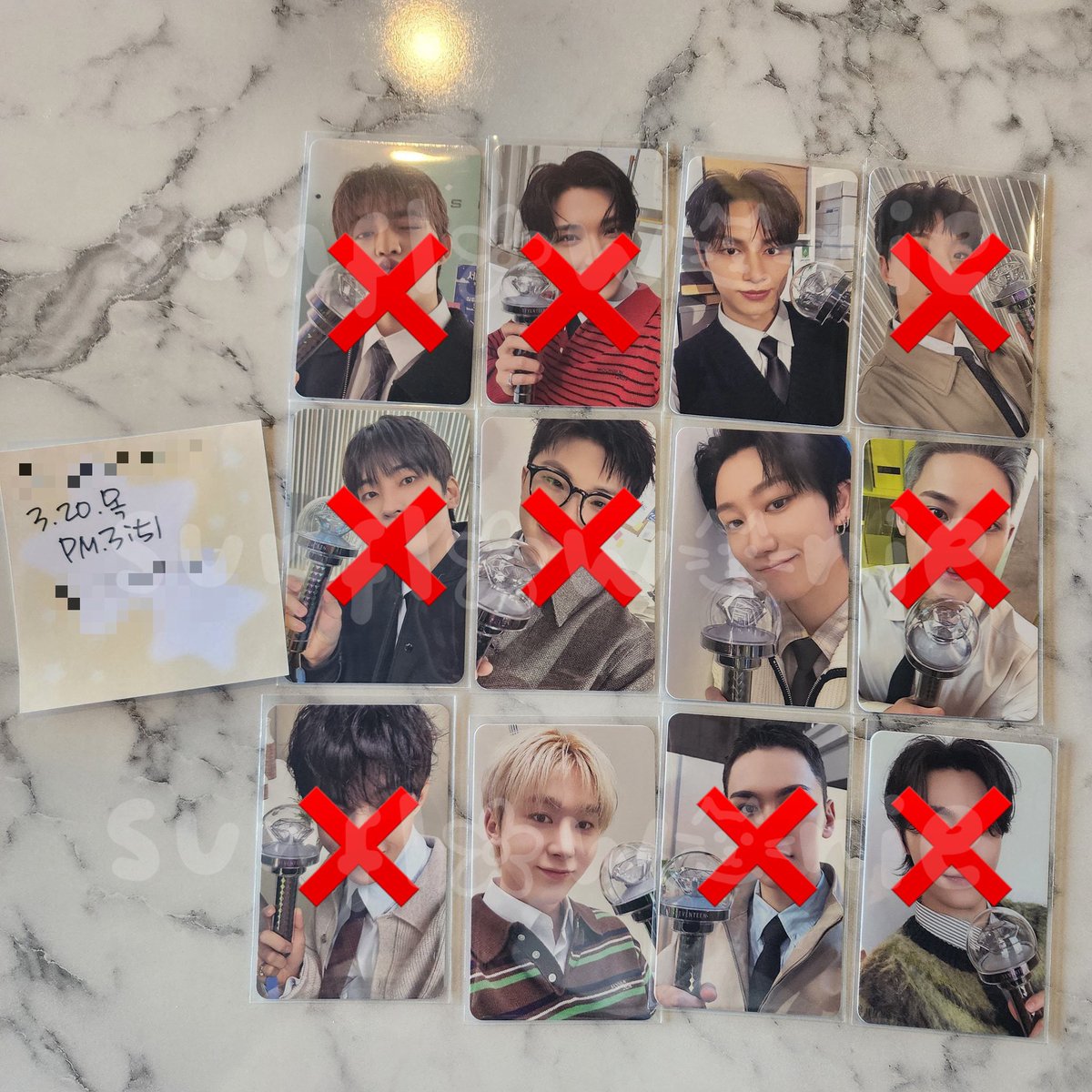 guyss masii ada yg cari pc caratzone caratland 2025 kahh?? aku msh ada jun hao kwan niiyyy udh secured fix dapet yapss🤩

jun = 110k ; the8 = 120k ; seungkwan = 100k

harga bersih kr, full payment
tax = 7k/pc, yang mau boleeh langsung dm ada go dom jateng🥰🫶🏻
