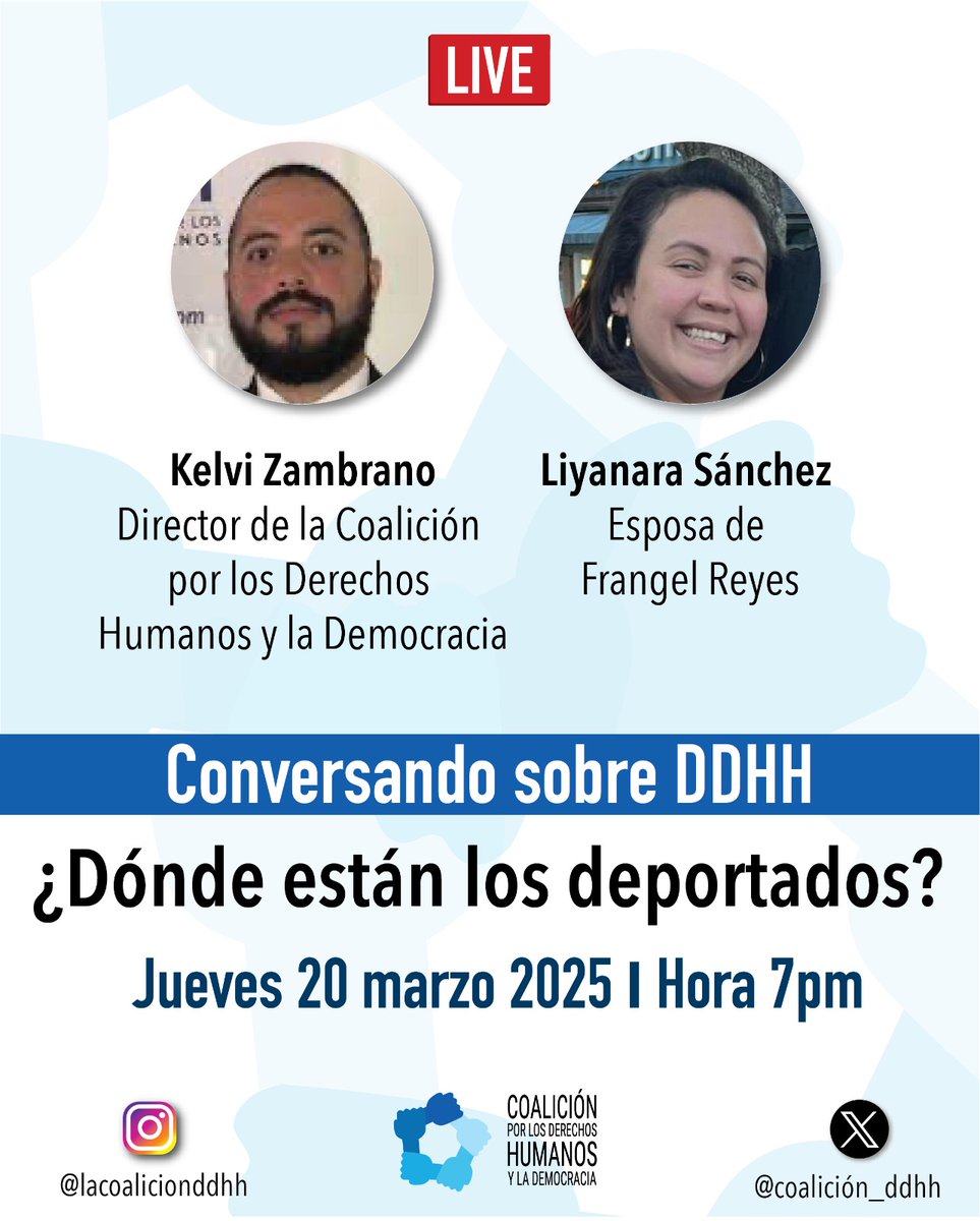 Coalición por los Derechos Humanos y la Democracia tweet media
