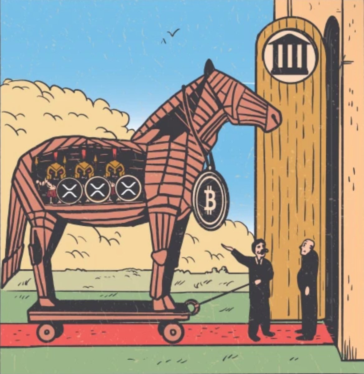 $XRP has always been in the horse!