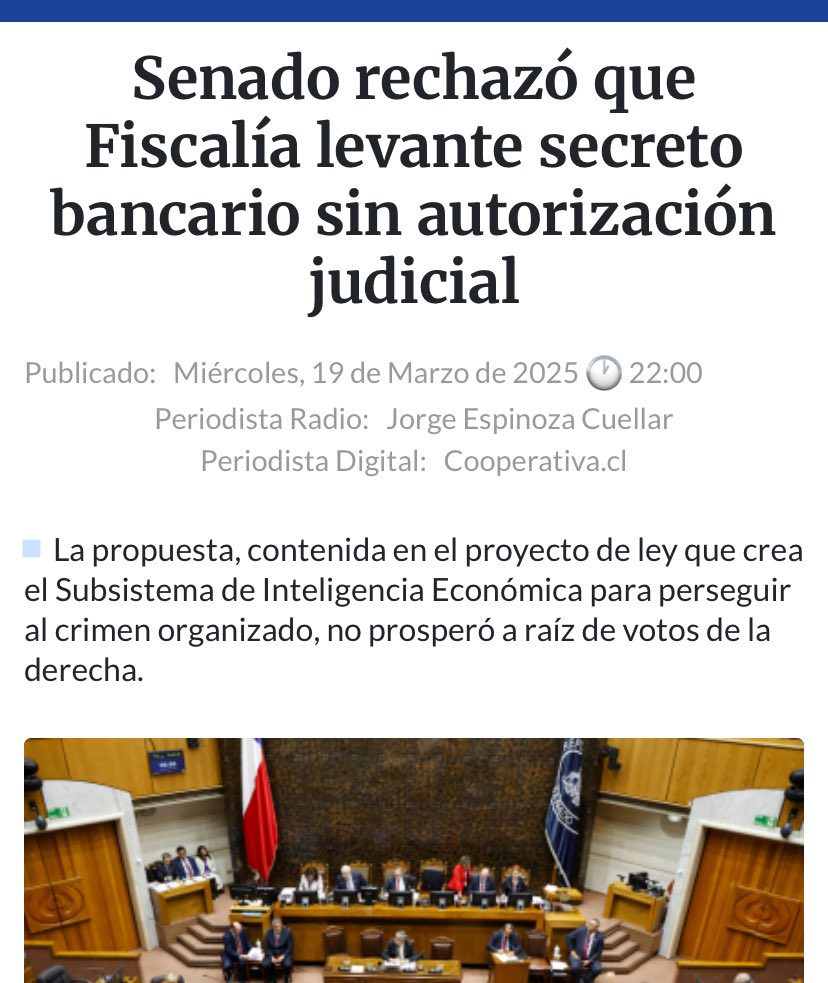 No hay ninguna coherencia entre la promesa de mano dura contra el crimen organizado y el rechazo a levantar el secreto bancario ante la presunción de lavado de activos. Sin herramientas de inteligencia financiera la mano dura es simplemente mano tonta