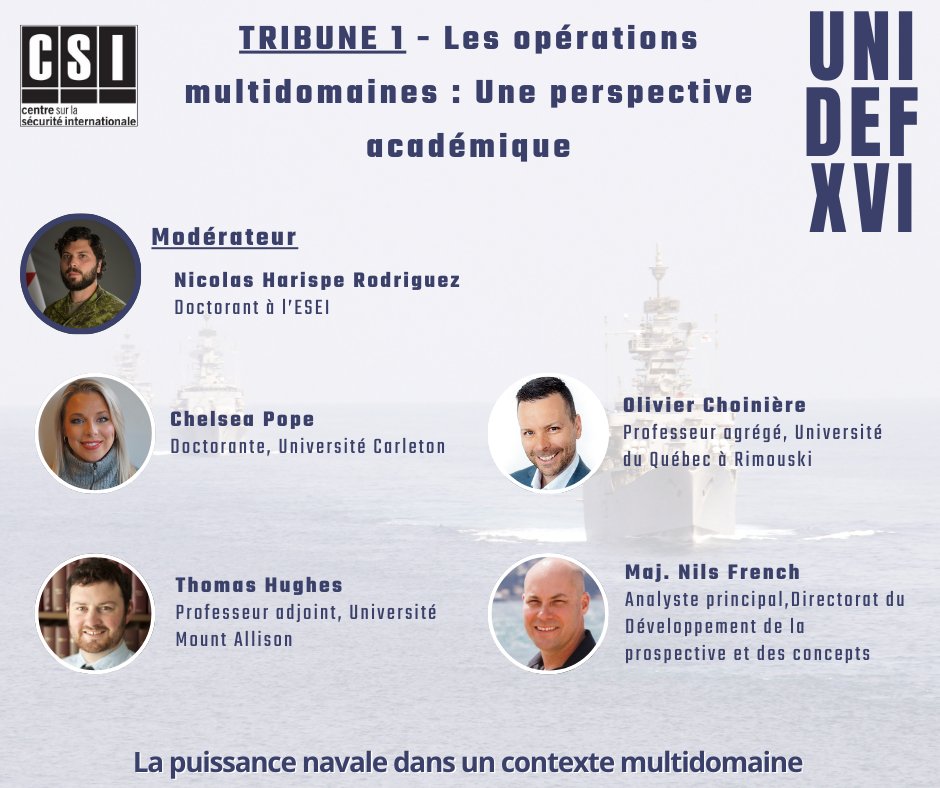 CSI (@csi_ulaval) on Twitter photo 1⃣ C'est parti pour la 1ère Tribune de #UNIDEF16⚓️
<a href="/esei_ulaval/">École supérieure d'études internationales</a> <a href="/pol_ulaval/">SciencePo_ulaval</a> <a href="/CdsnRcds/">CDSN-RCDS @cdsn.bsky.social</a> <a href="/DefenseCanada/">Défense nationale</a> 1⃣ C'est parti pour la 1ère Tribune de #UNIDEF16⚓️
<a href="/esei_ulaval/">École supérieure d'études internationales</a> <a href="/pol_ulaval/">SciencePo_ulaval</a> <a href="/CdsnRcds/">CDSN-RCDS @cdsn.bsky.social</a> <a href="/DefenseCanada/">Défense nationale</a>