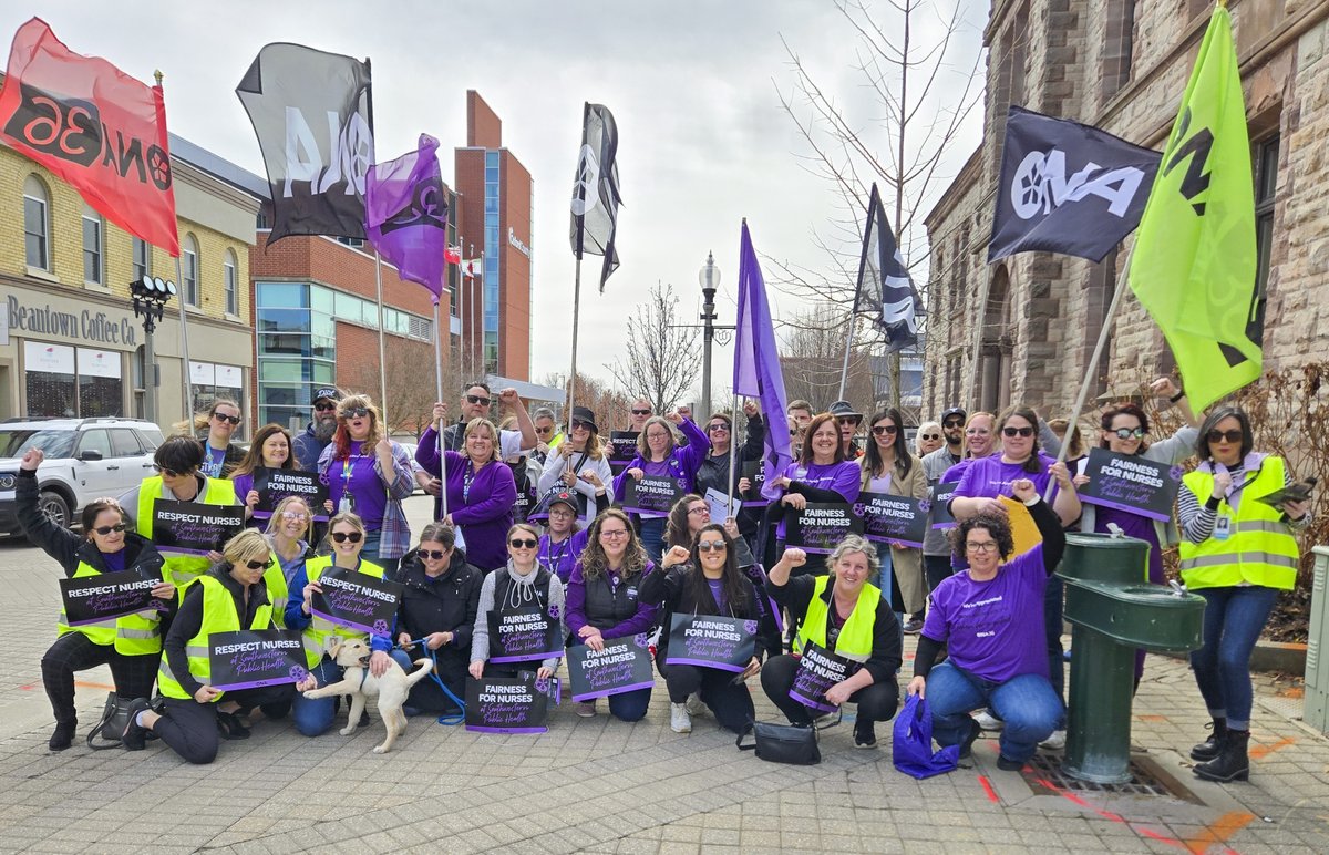 ontarionurses's tweet photo. Nurses at @SW_PublicHealth are demanding fair wages & respect in their next contract. Public health is our first line of defense & our communities need the high-quality care they provide. Tell SWPH to that you support fairness for nurses: https://t.co/uzRwIVwl3O #FightLocal https://t.co/NYJBxj5nqq