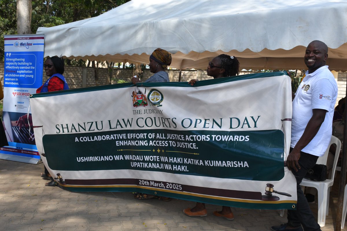 CWID at the Shanzu Law Courts Open Day!                         A collaborative effort to enhance access to justice for all. We stand for justice, equality, and strengthening legal awareness in our community. #CWIDGender #JusticeForAll #ShanzuLawCourtsOpenDay